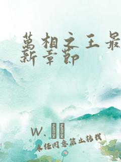 万相之王最快更新章节