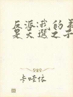 反派:我的弟弟是天选之子小说