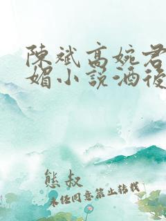 陈斌高婉君赵心媚小说酒后