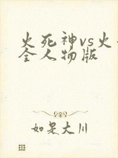 火死神vs火影全人物版