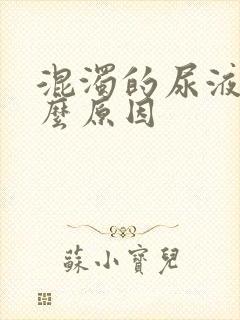 混浊的尿液是什么原因