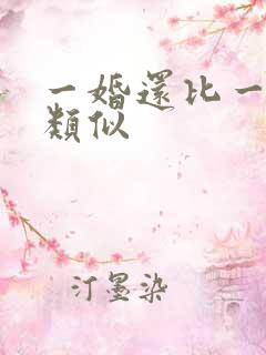 一婚还比一婚高类似