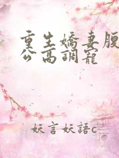 重生娇妻腹黑老公高调宠