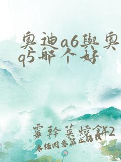 奥迪a6与奥迪q5哪个好