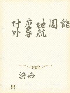 什么地图能在国外导航