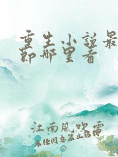 重生小说最新章节哪里看