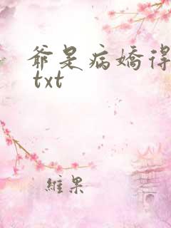 爷是病娇得宠着 txt