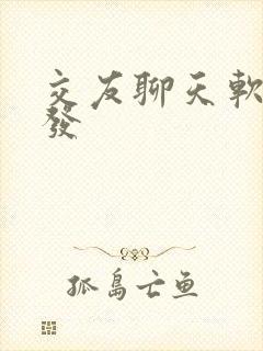 交友聊天软件开发