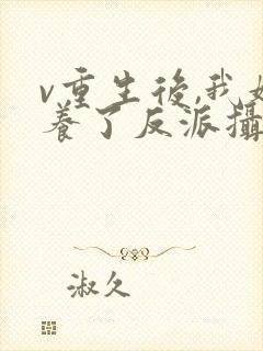 v重生后,我娇养了反派摄政王