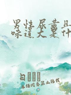 男性尿黄且浑浊味道大是什么原因