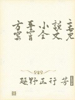 方平小说主角,云霄全文免费阅读最新章节