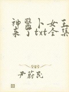 神医卜女王妃回来了txt全集下载