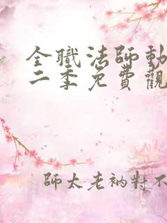 全职法师动漫第二季免费观看完整版在线观看