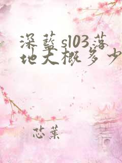 深蓝sl03落地大概多少钱