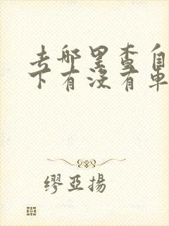 去哪里查自己名下有没有车