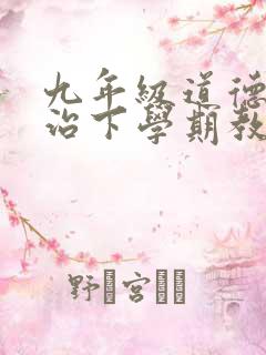 九年级道德与法治下学期教学反思