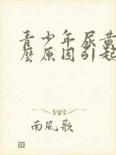 青少年尿黄是什么原因引起的