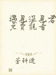 遇见深见君动漫免费观看