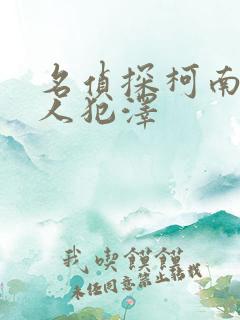 名侦探柯南之犯人犯泽