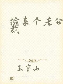 捡来个老公是总裁