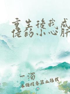 重生后我成了大佬的小心肝小说看