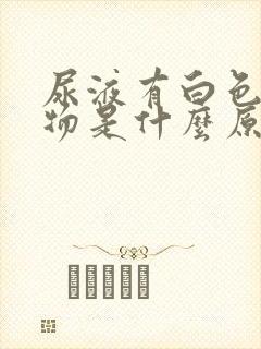 尿液有白色沉淀物是什么原因