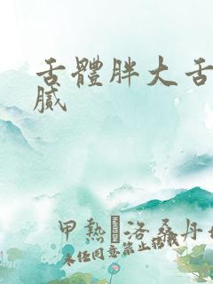 舌体胖大舌苔白腻