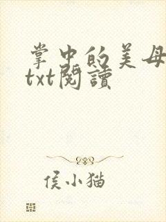 掌中的美母版主txt阅读
