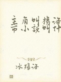 主角叫杨洛的都市小说叫什么名字