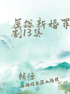 厉总新婚罪妻短剧13集