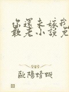 你还未嫁我怎么敢老小说免费阅读