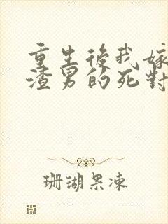 重生后我嫁给了渣男的死对头完结