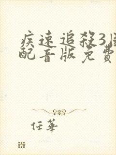 疾速追杀3国语配音版免费观看