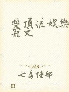 双顶流娱乐圈甜宠文