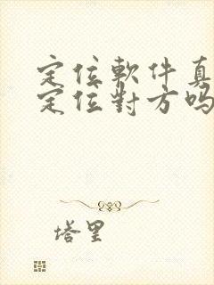 定位软件真的能定位对方吗