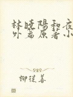 林晓阳和夜莺番外篇原著小说内容