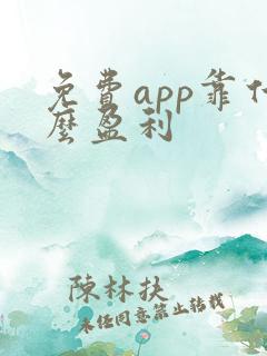 免费app靠什么盈利