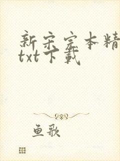 新宋完本精校版txt下载