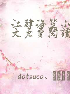 江肆洛笙小说全文免费阅读