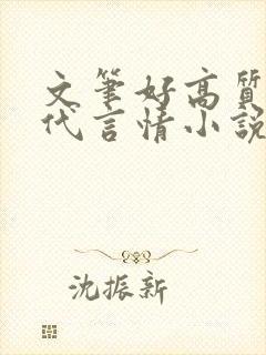 文笔好高质量现代言情小说