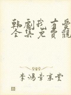 韩剧我有爱人了全集免费观看