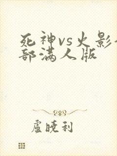 死神vs火影全部满人版