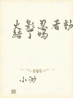 火影忍者动漫完结了吗