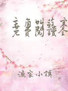 主角叫苏寒小说免费阅读全文