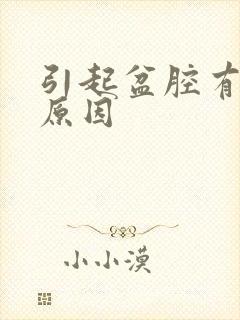 引起盆腔有积液原因