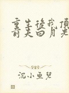 重生后我顶替了前夫白月光小说完整