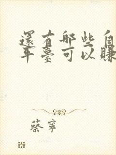 还有哪些自媒体平台可以赚钱