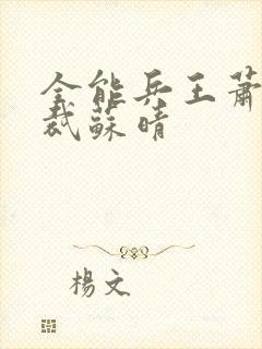 全能兵王萧晨总裁苏晴