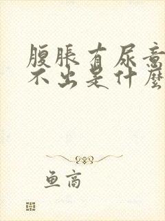 腹胀有尿意,尿不出是什么原因