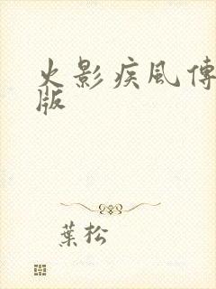 火影疾风传中文版